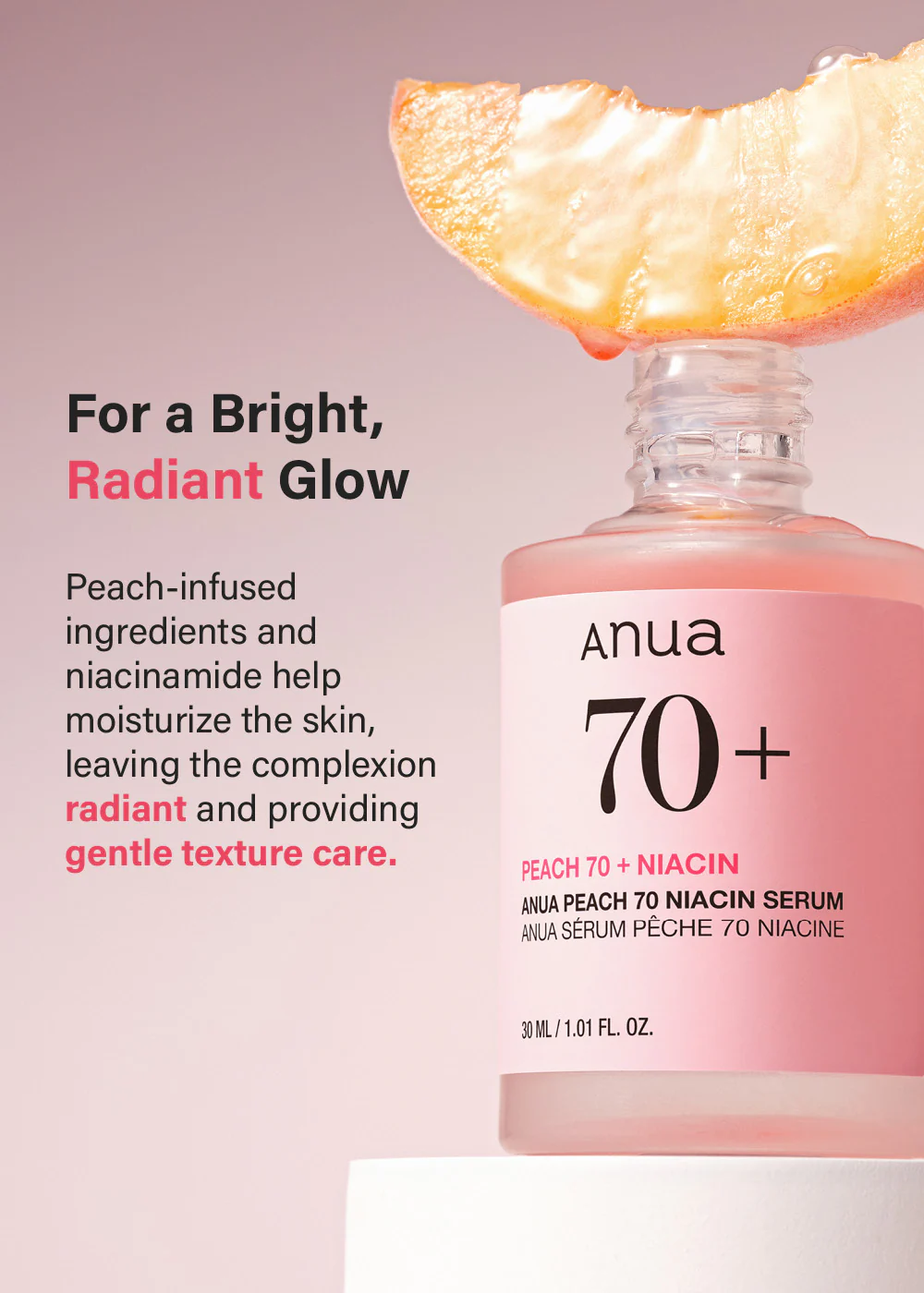 Anua Peach 70 Niacin Serum 30ml - Image 4