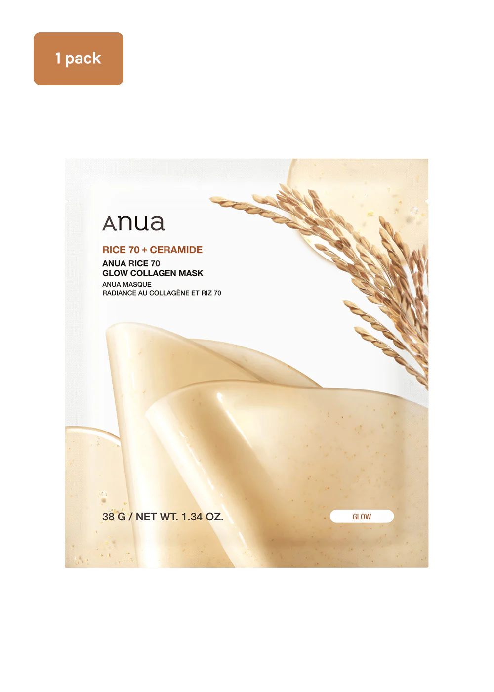 Anua Rice 70 Glow Collagen Mask - Image 6