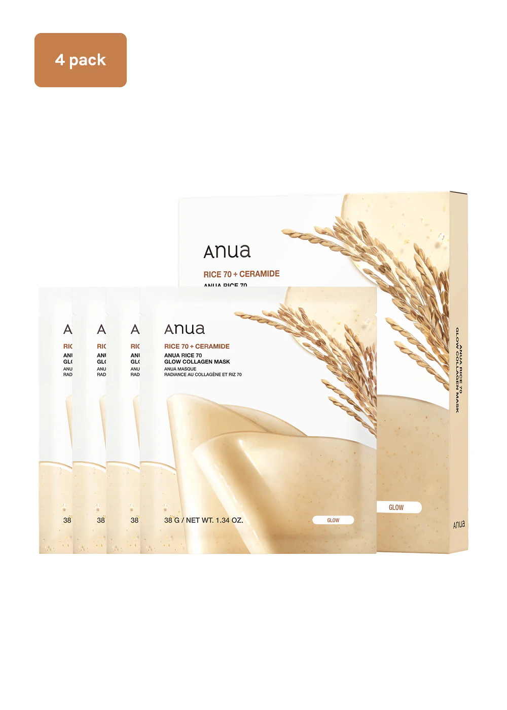 Anua Rice 70 Glow Collagen Mask - Image 7