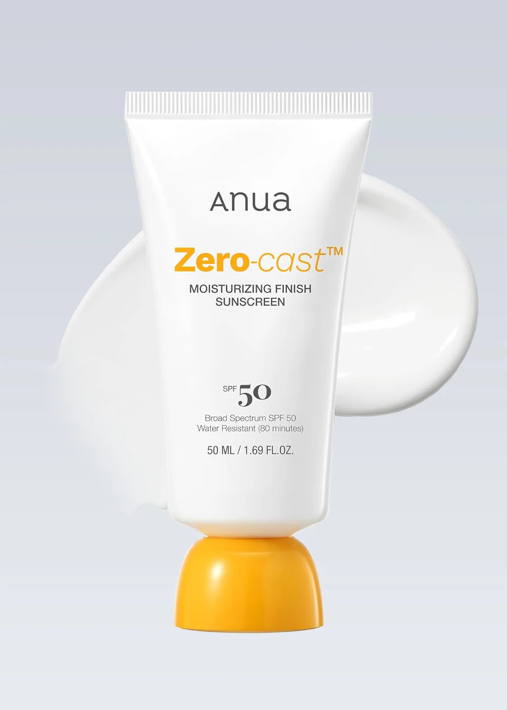 Anua Zero Cast Moisturizing Finish Sunscreen 50ml