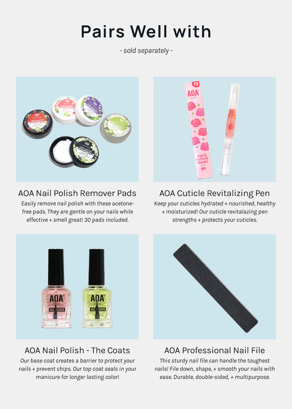 AOA 2 Piece Nail Buffers Set - Image 6