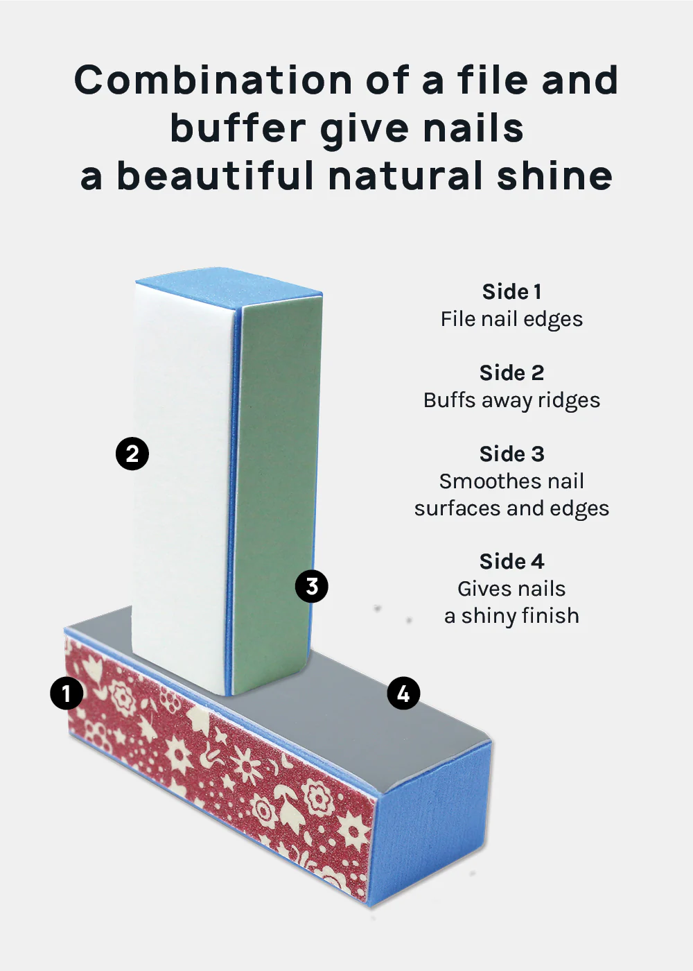 AOA 4 Way Nail Buffing Block - Image 4