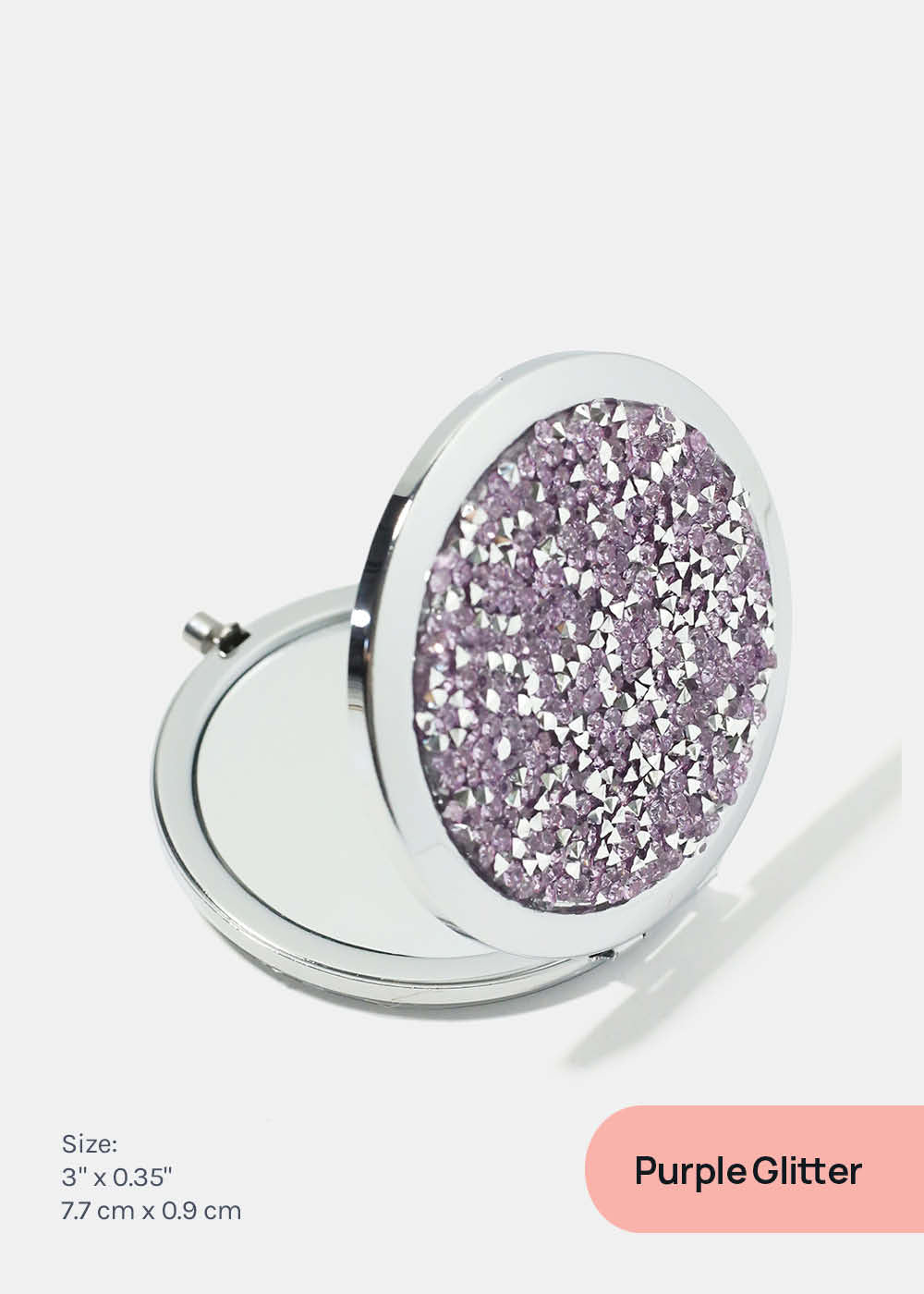 AOA A+ Magnifying Double-Sided Compact Mirror - Glitter - Image 5