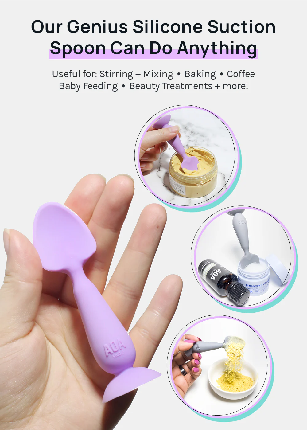 AOA A+ Silicone Beauty Scoop - Image 3
