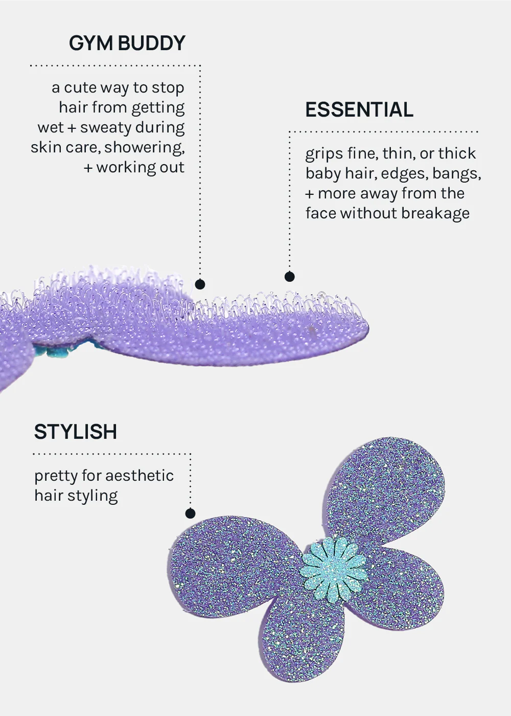 Miss A Anti-Slip Hair Grippers - Butterflies - Image 5