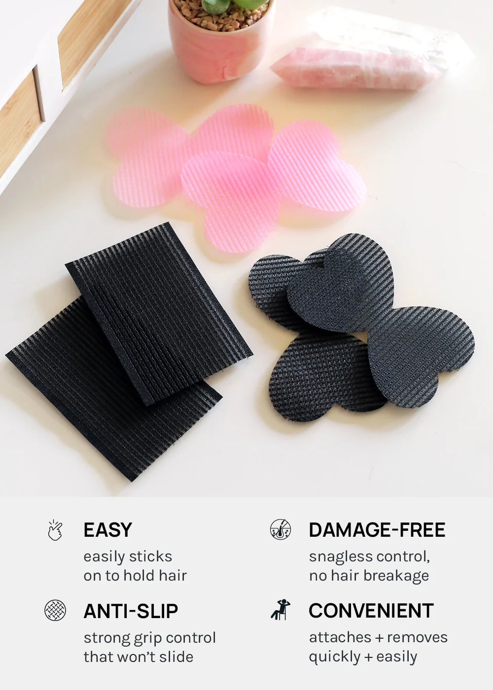 AOA Anti-Slip Hair Grippers - Rectangle - Image 4