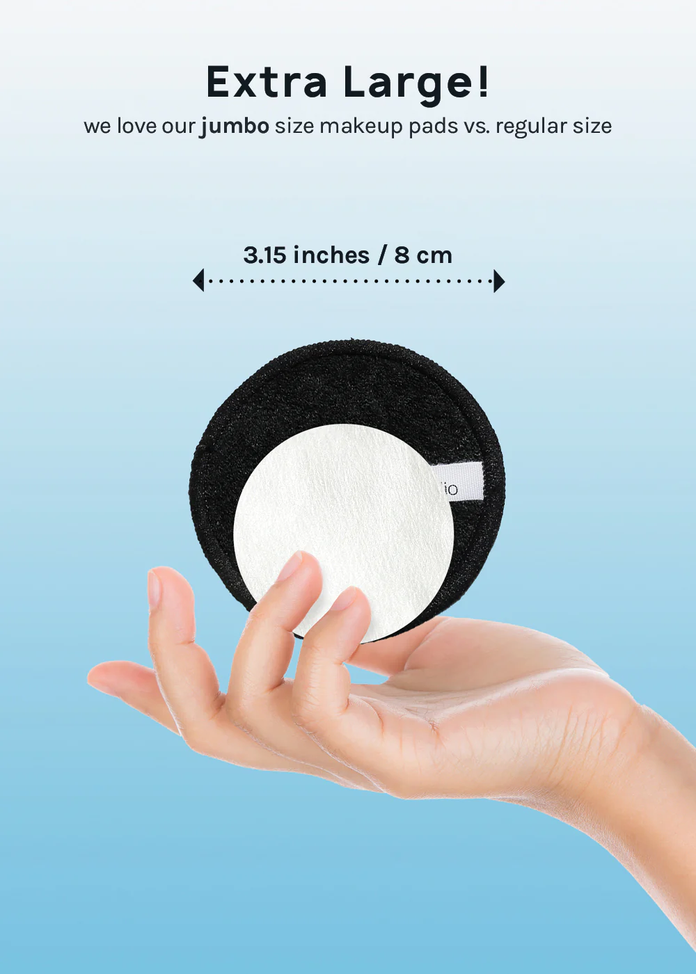 AOA Bamboo Reusable Makeup Remover Pads - Image 3
