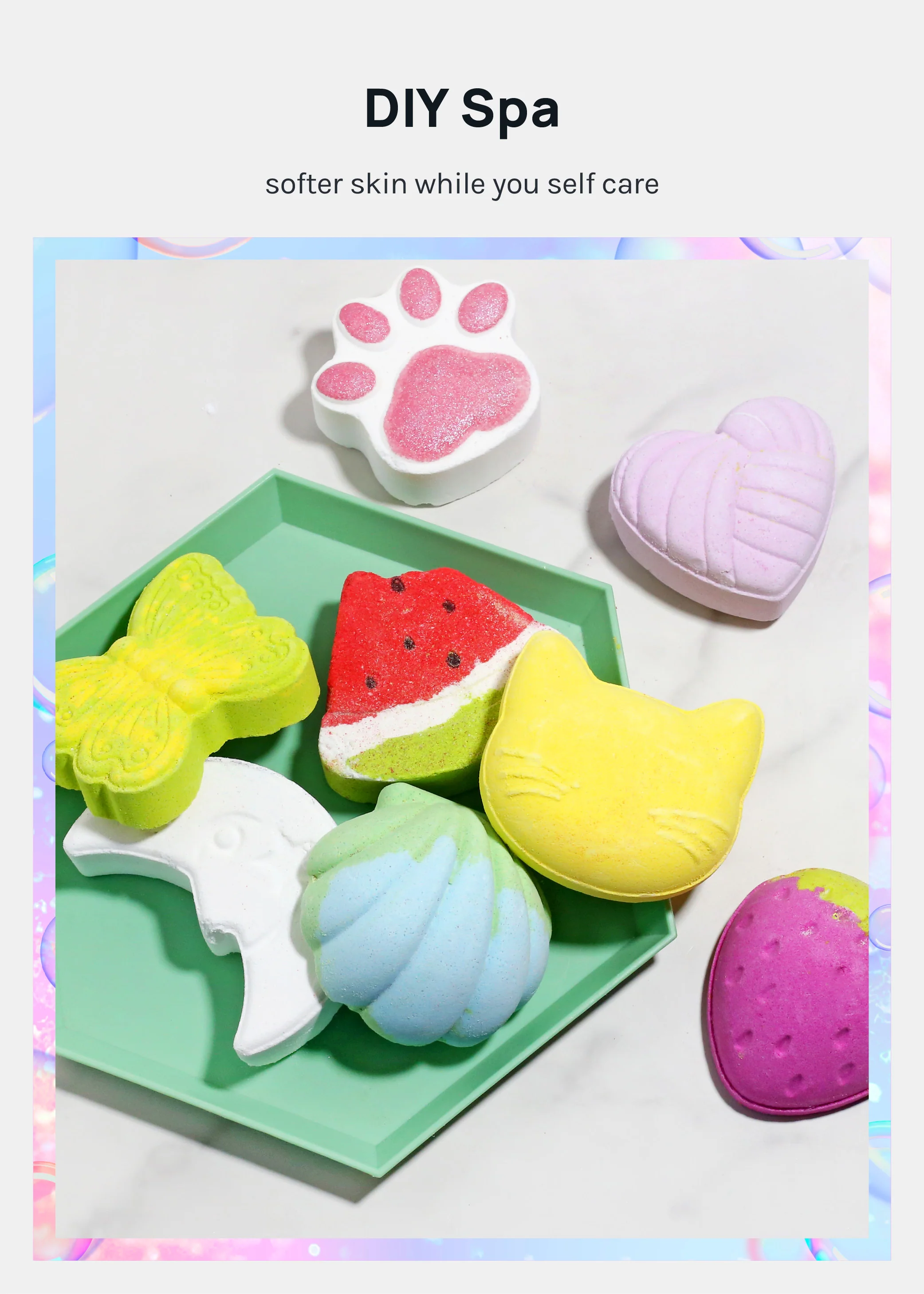 AOA Bath Bomb - Melon Pop - Image 3