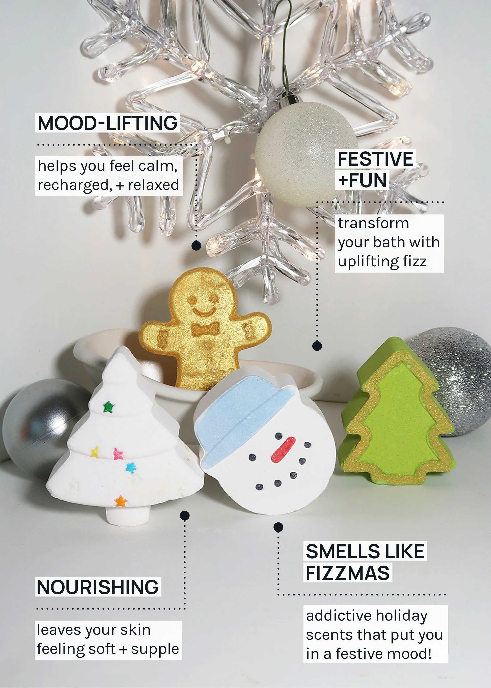 AOA Bath Bomb - Winter Pine - Image 3