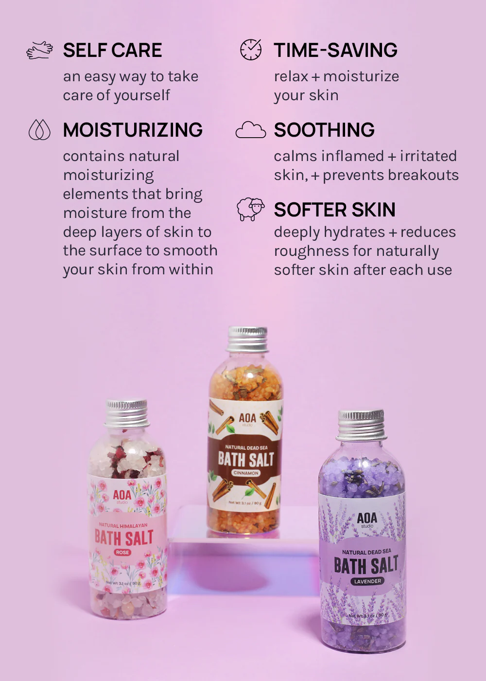 AOA Studio Bath Salt - Lavender - Image 4