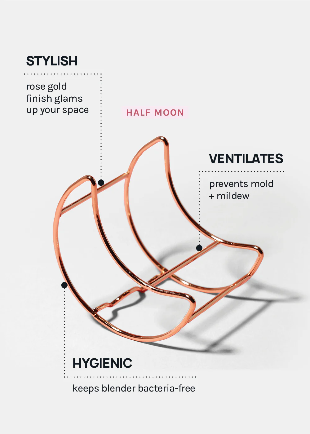 AOA Blender Holder - Half Moon - Image 4