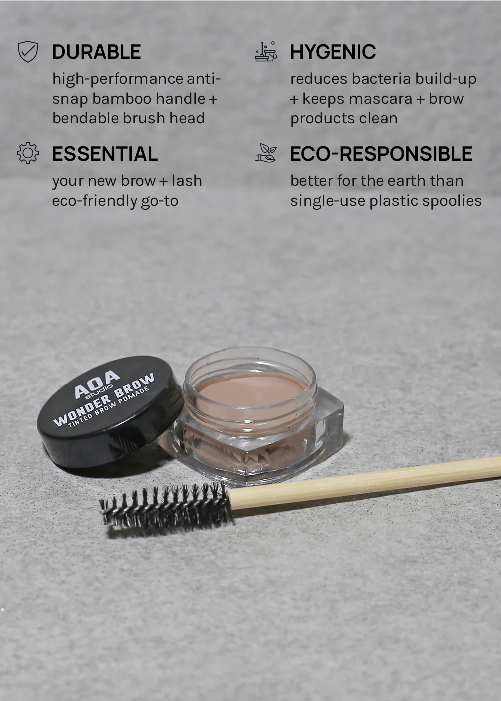 AOA Brow + Lash Disposable Brush - Image 4