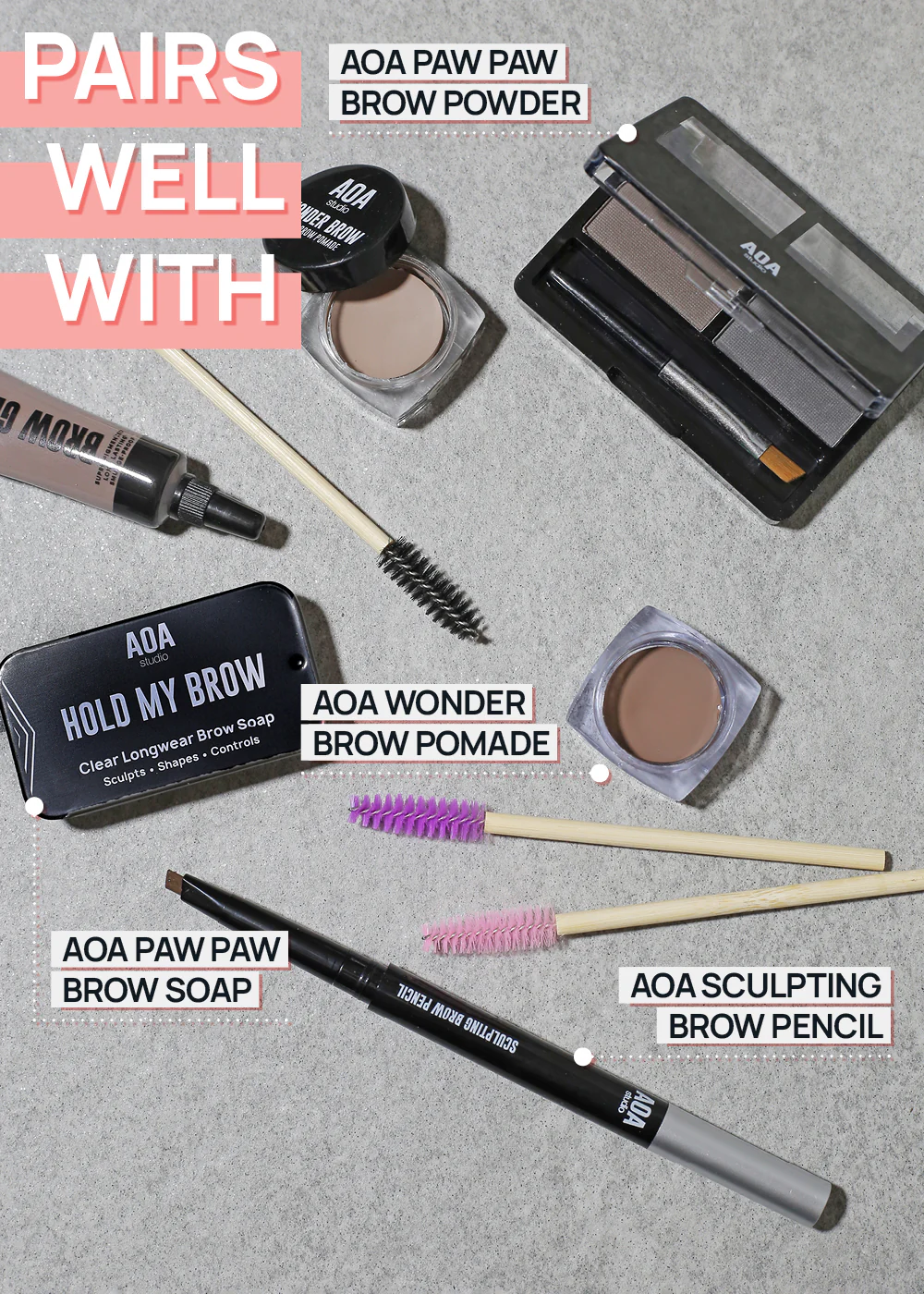 AOA Brow + Lash Disposable Brush - Image 6