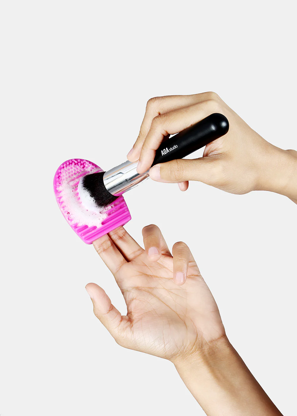 AOA Brush Cleaning Egg - Purple - Image 2