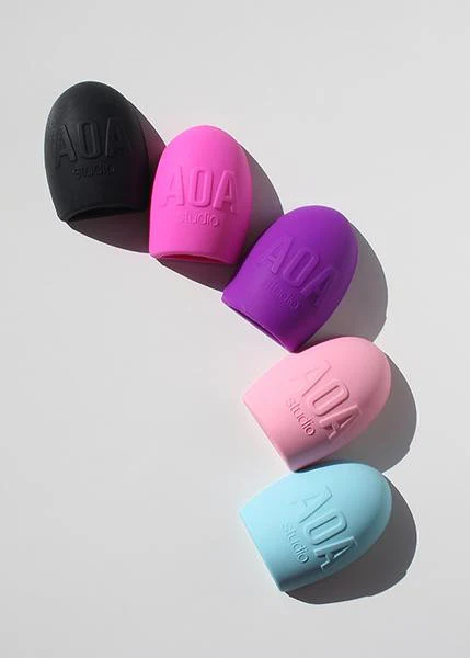 AOA Brush Cleaning Egg - Purple - Image 3