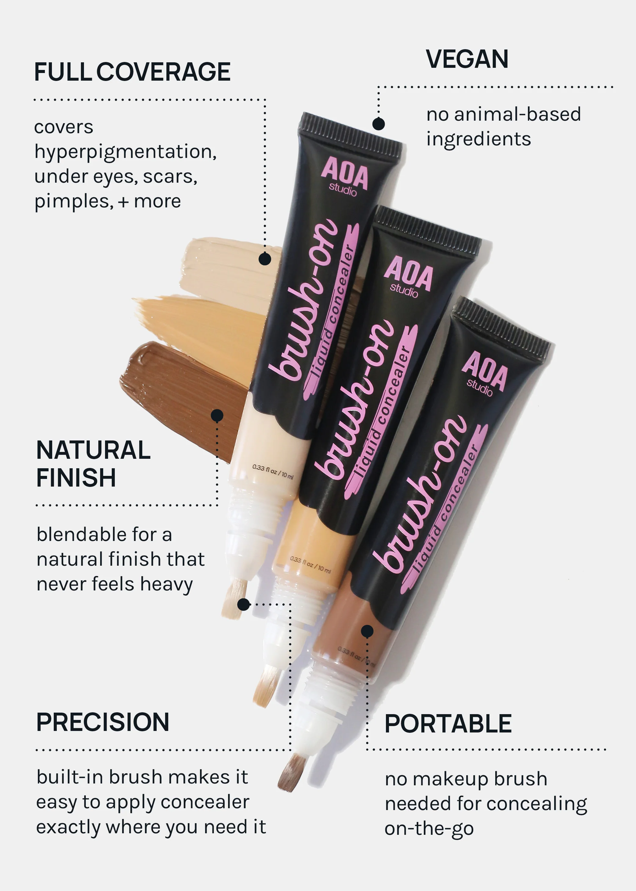 AOA Brush-On Liquid Concealer - Image 5