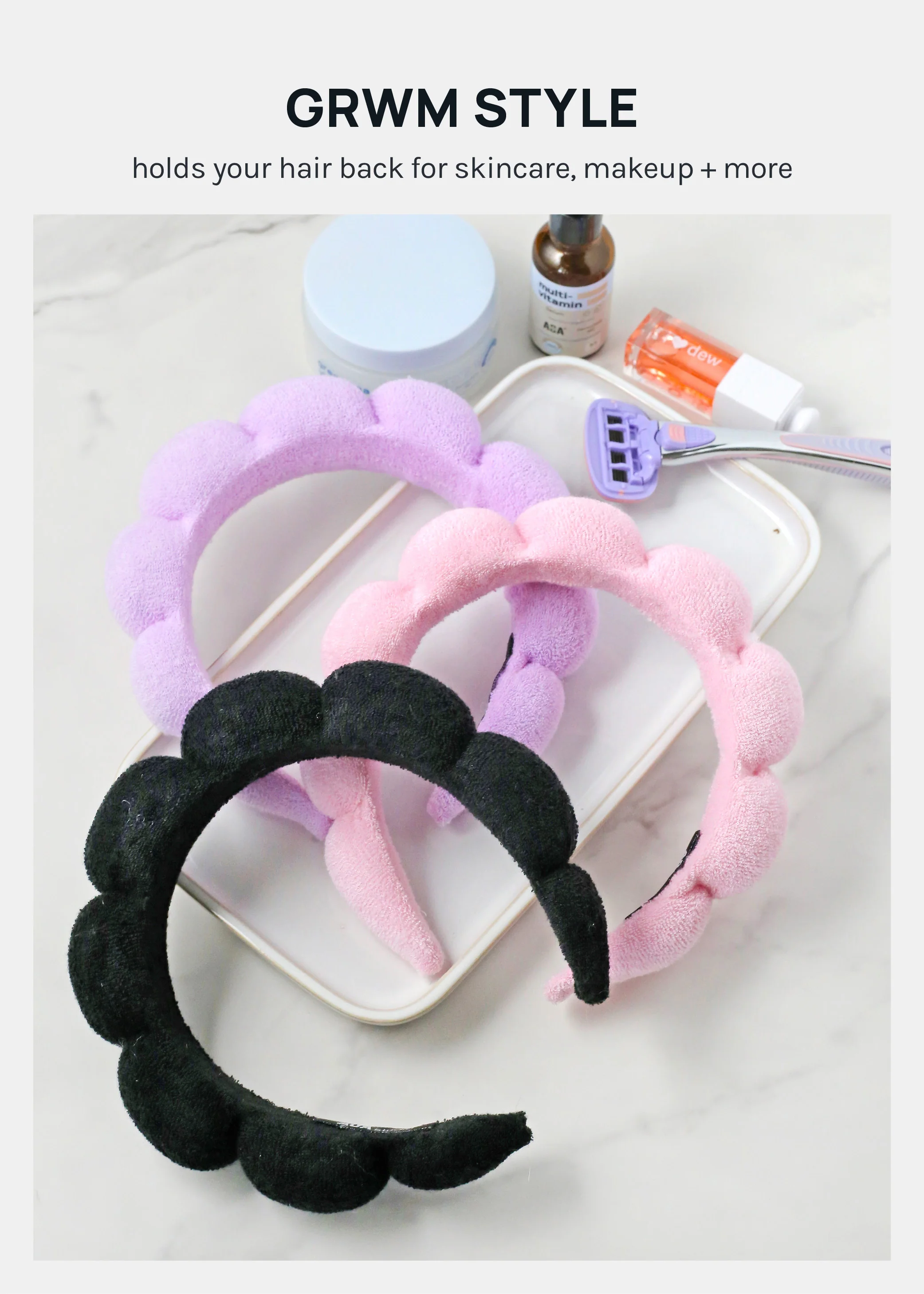 AOA Bubble Spa Headband - Image 3