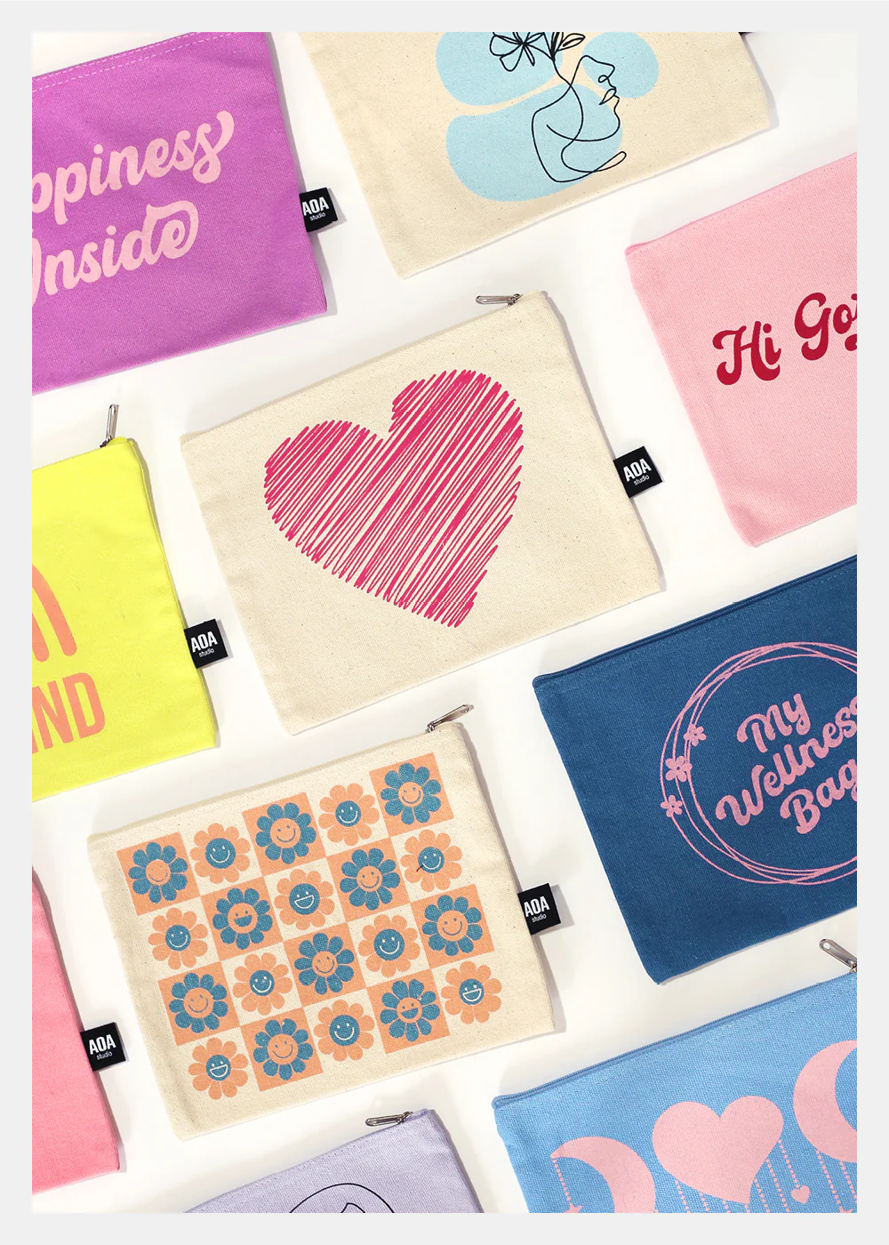 AOA Canvas Bag - Blue Stars - Image 3