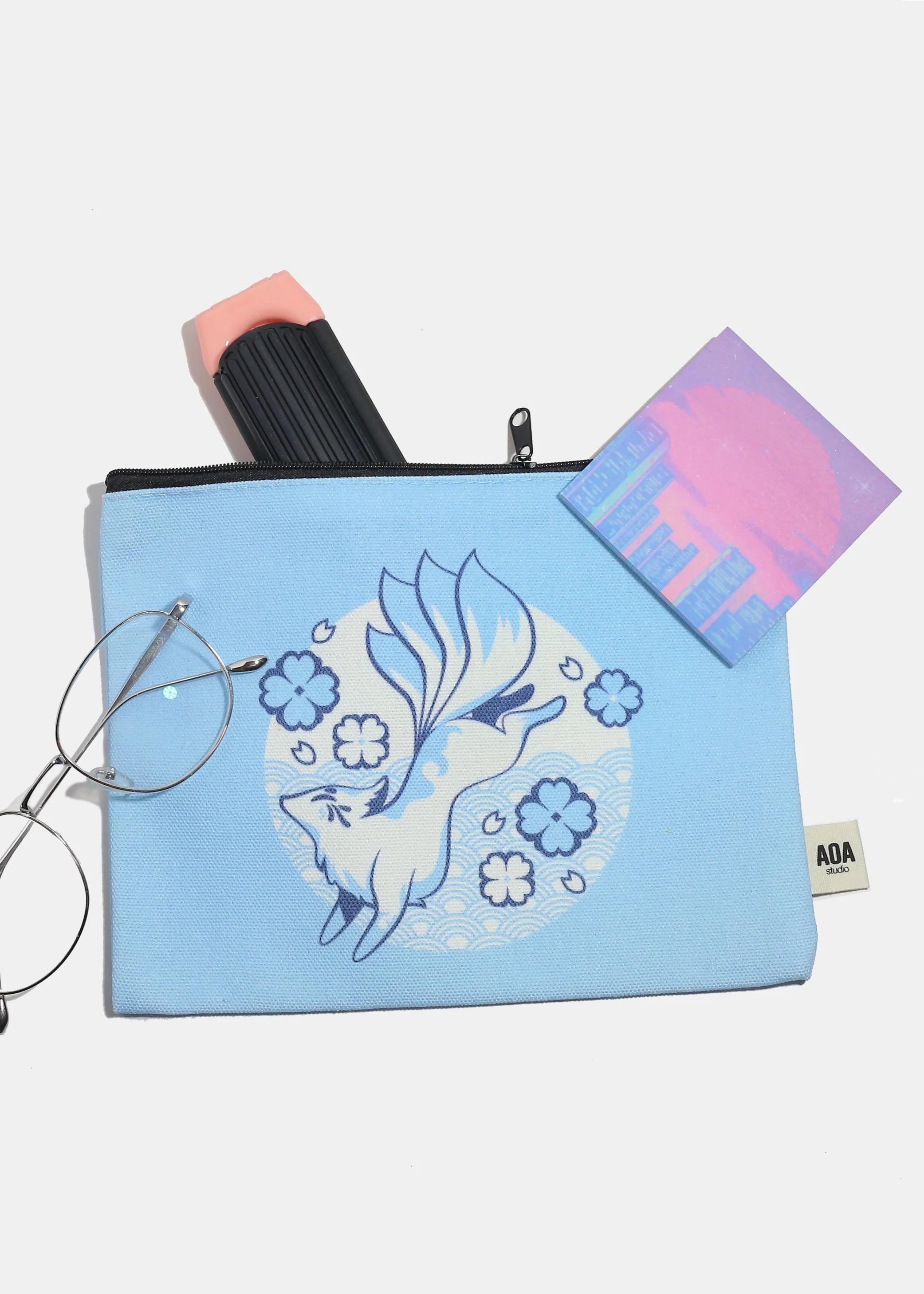 AOA Canvas Bag - Leaping Kitsune - Image 2