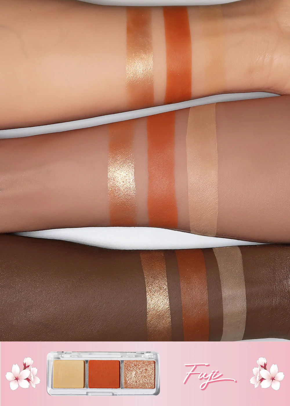 AOA Cherry Blossom 3-Color Eyeshadow Palettes - Image 11