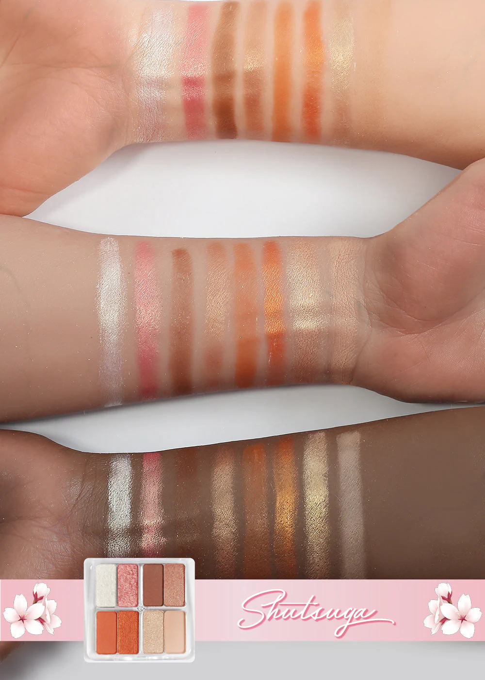 AOA Cherry Blossom 8-Color Eyeshadow Palettes - Image 12