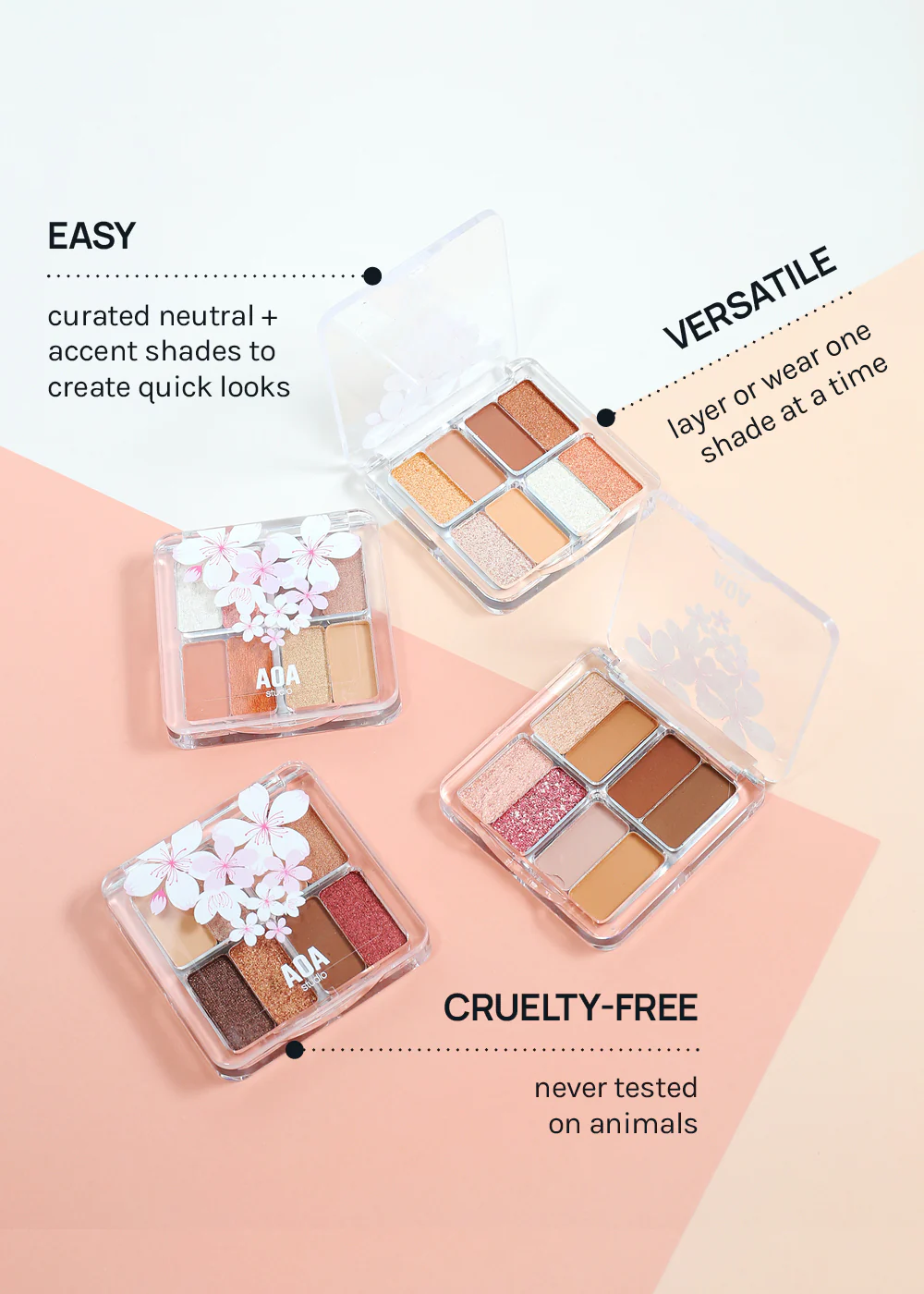 AOA Cherry Blossom 8-Color Eyeshadow Palettes - Image 5
