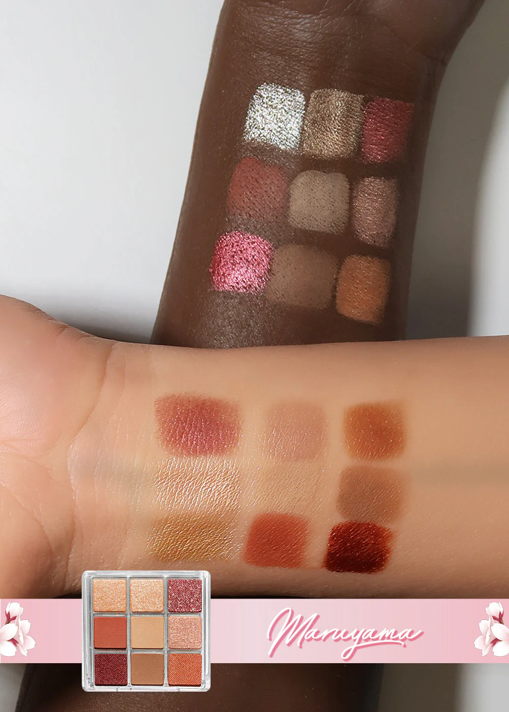 AOA Cherry Blossom 9-Color Eyeshadow Palettes - Image 10