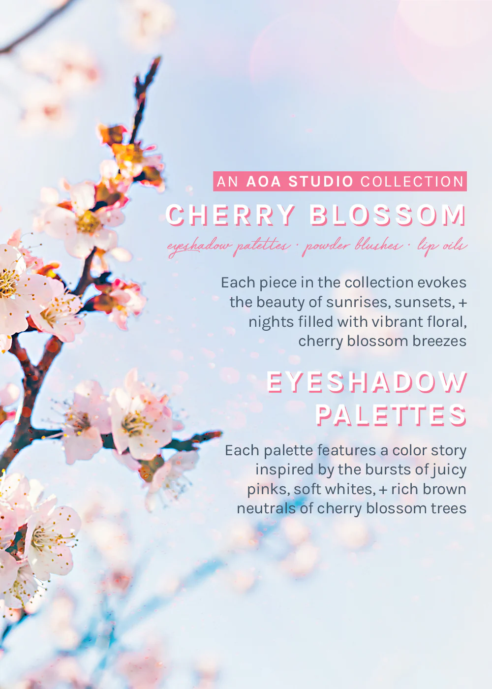 AOA Cherry Blossom 9-Color Eyeshadow Palettes - Image 7