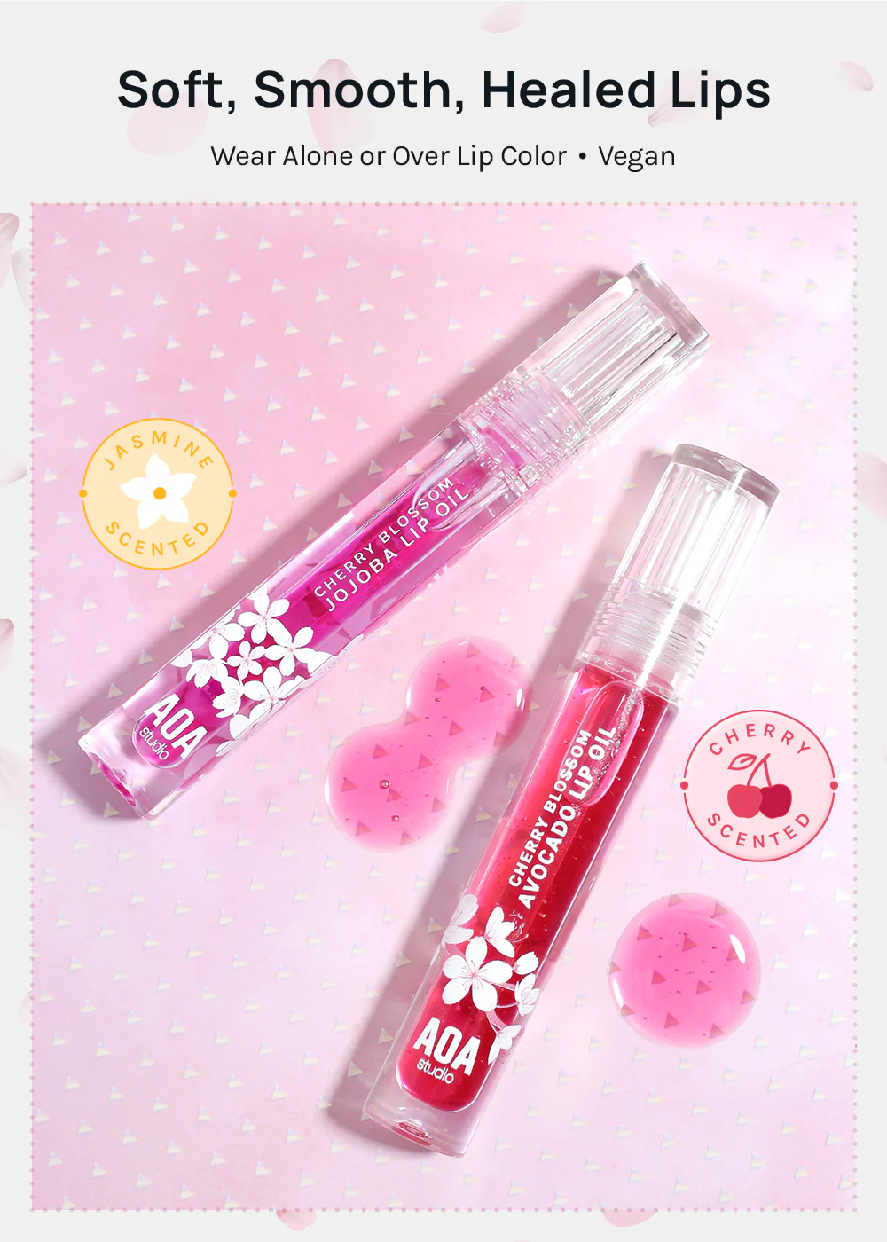 AOA Cherry Blossom Lip Oils - Image 3
