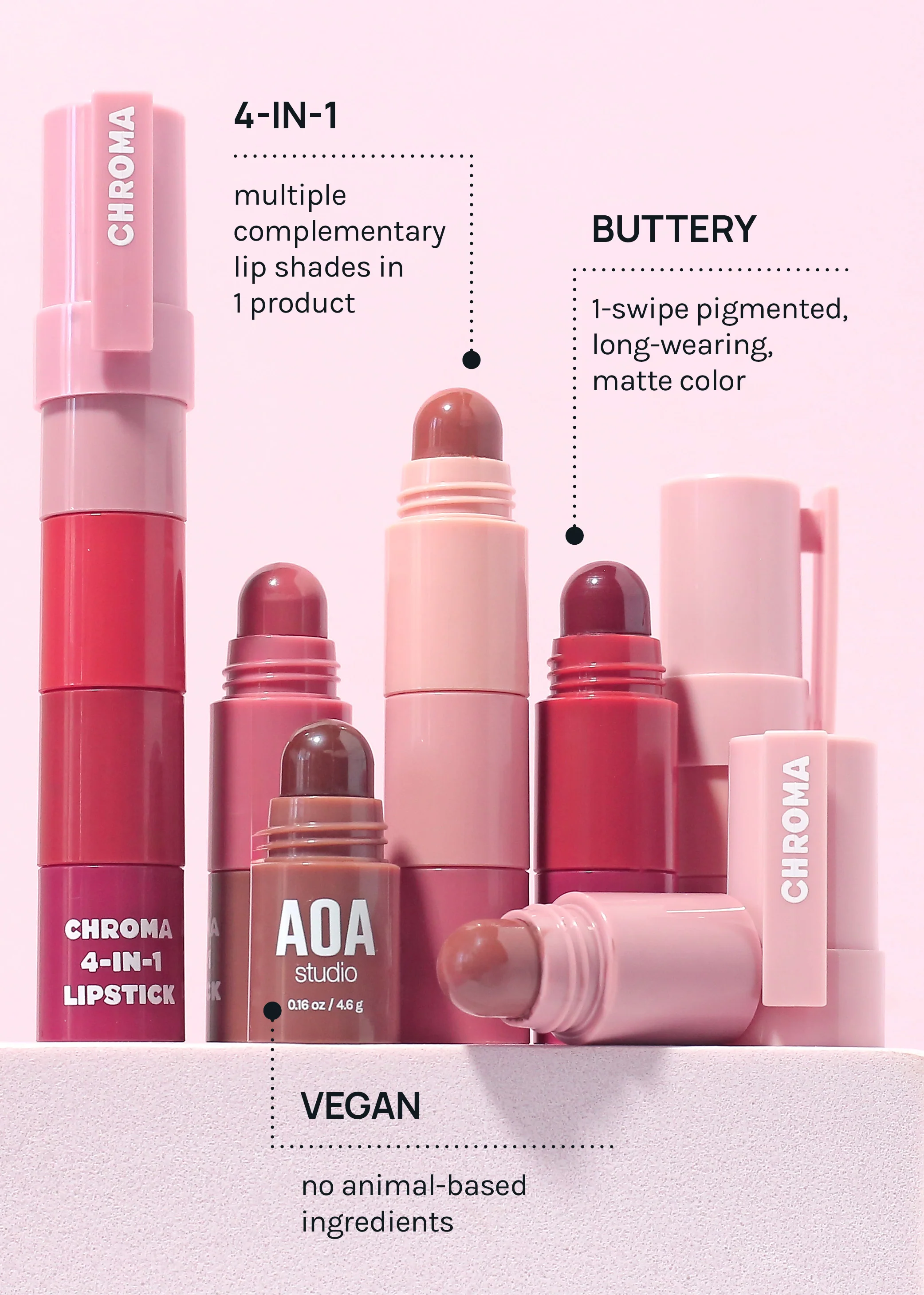 AOA Chroma 4-in-1 Lipstick - Image 5