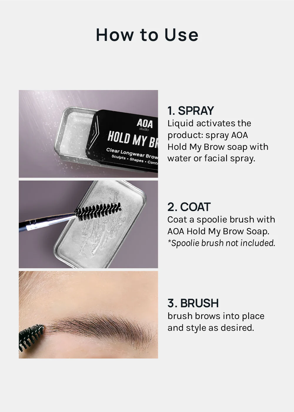 AOA Hold My Brow Soap - Image 6