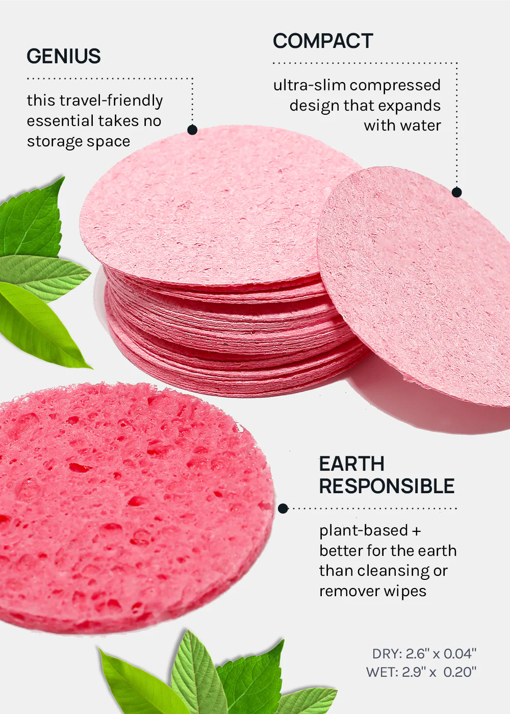 AOA Compressed Facial Sponges - Image 5