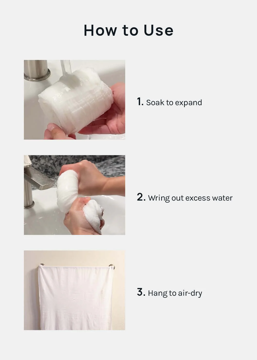 AOA Skin Compressed Full-Sized Bath Towel - Image 5