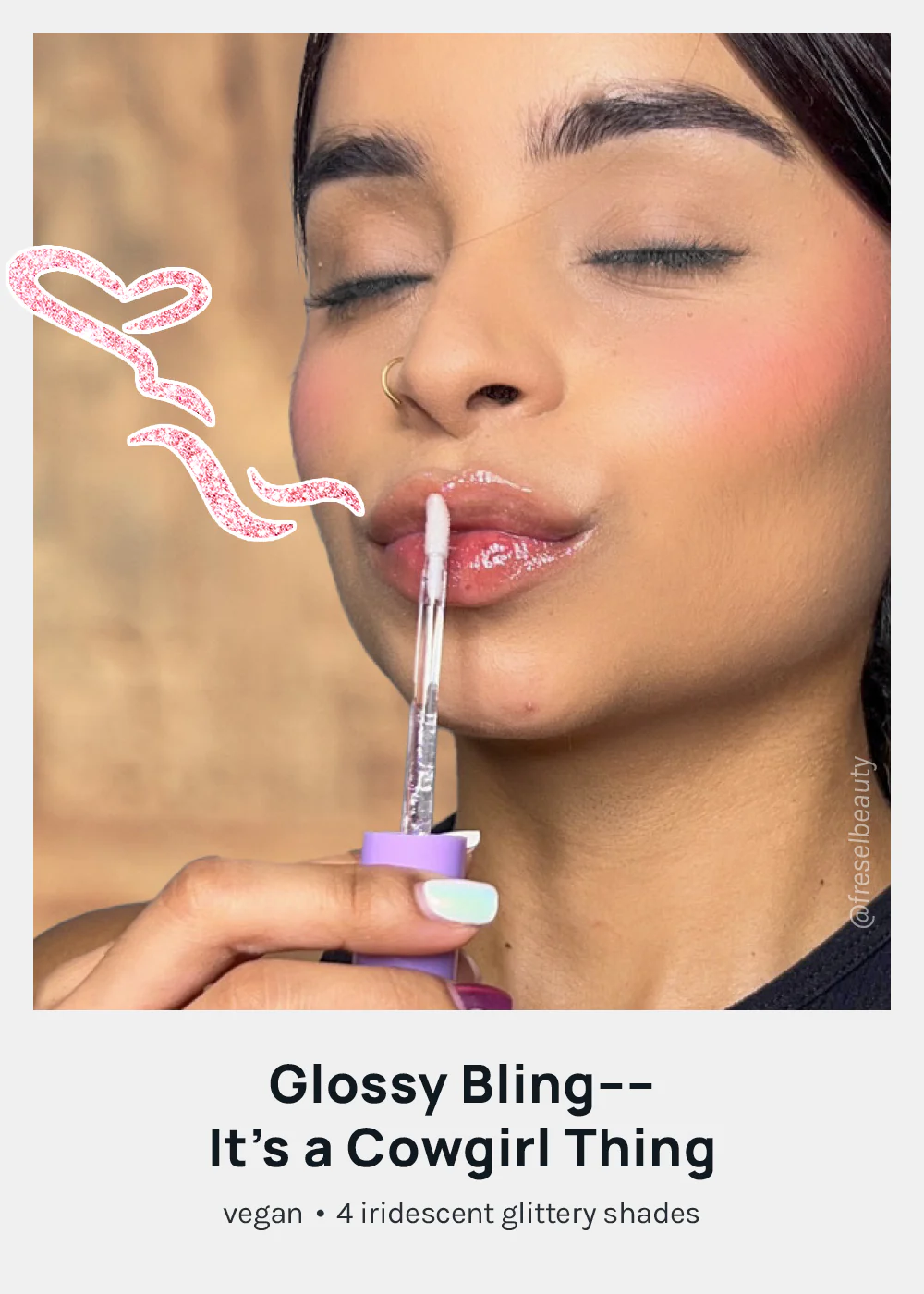 AOA Cosmic Cowgirl Glitter Lip Gloss - Image 4