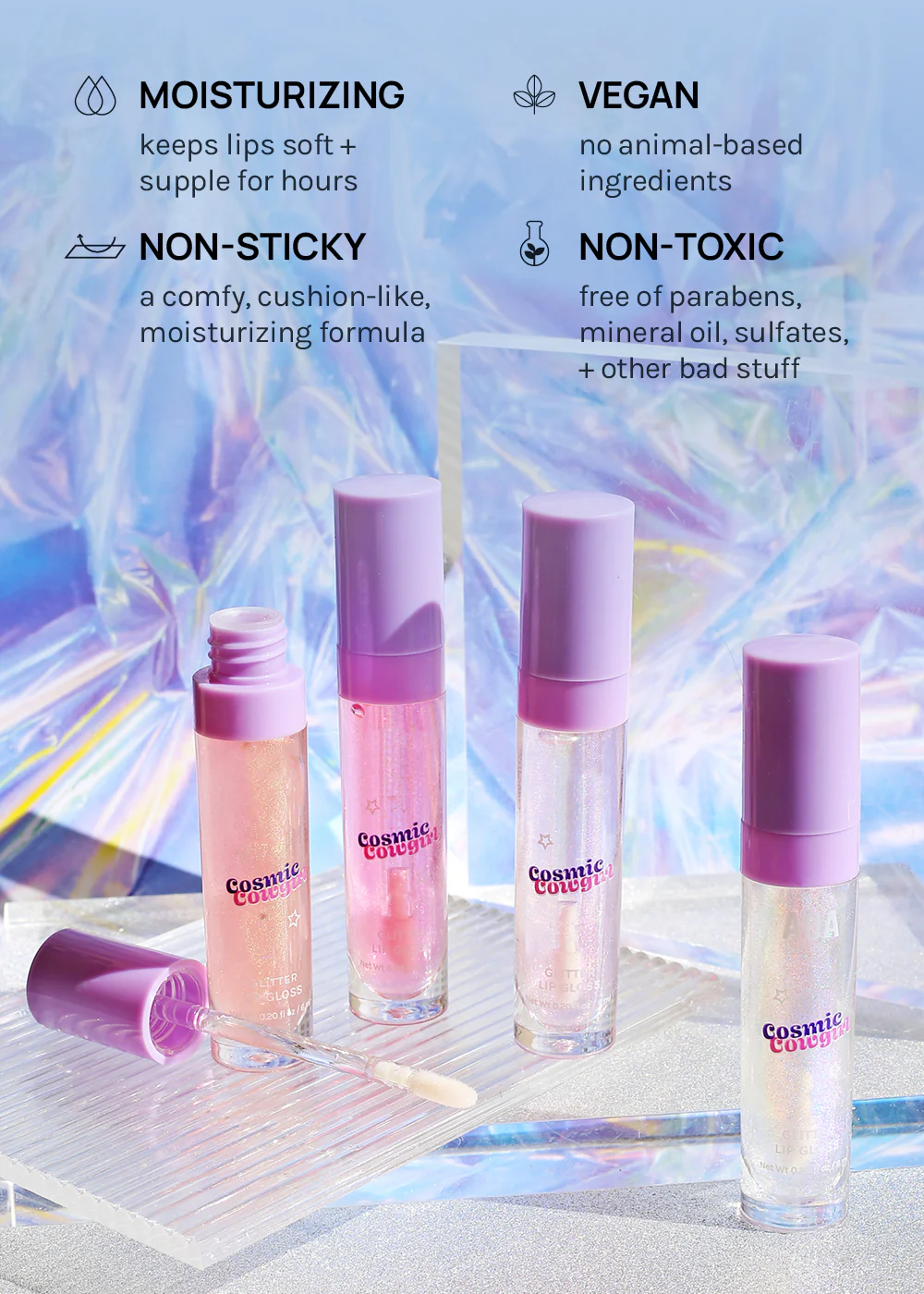 AOA Cosmic Cowgirl Glitter Lip Gloss - Image 5