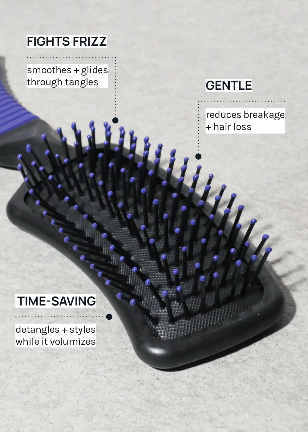 AOA Curved Hair Brush - Image 2