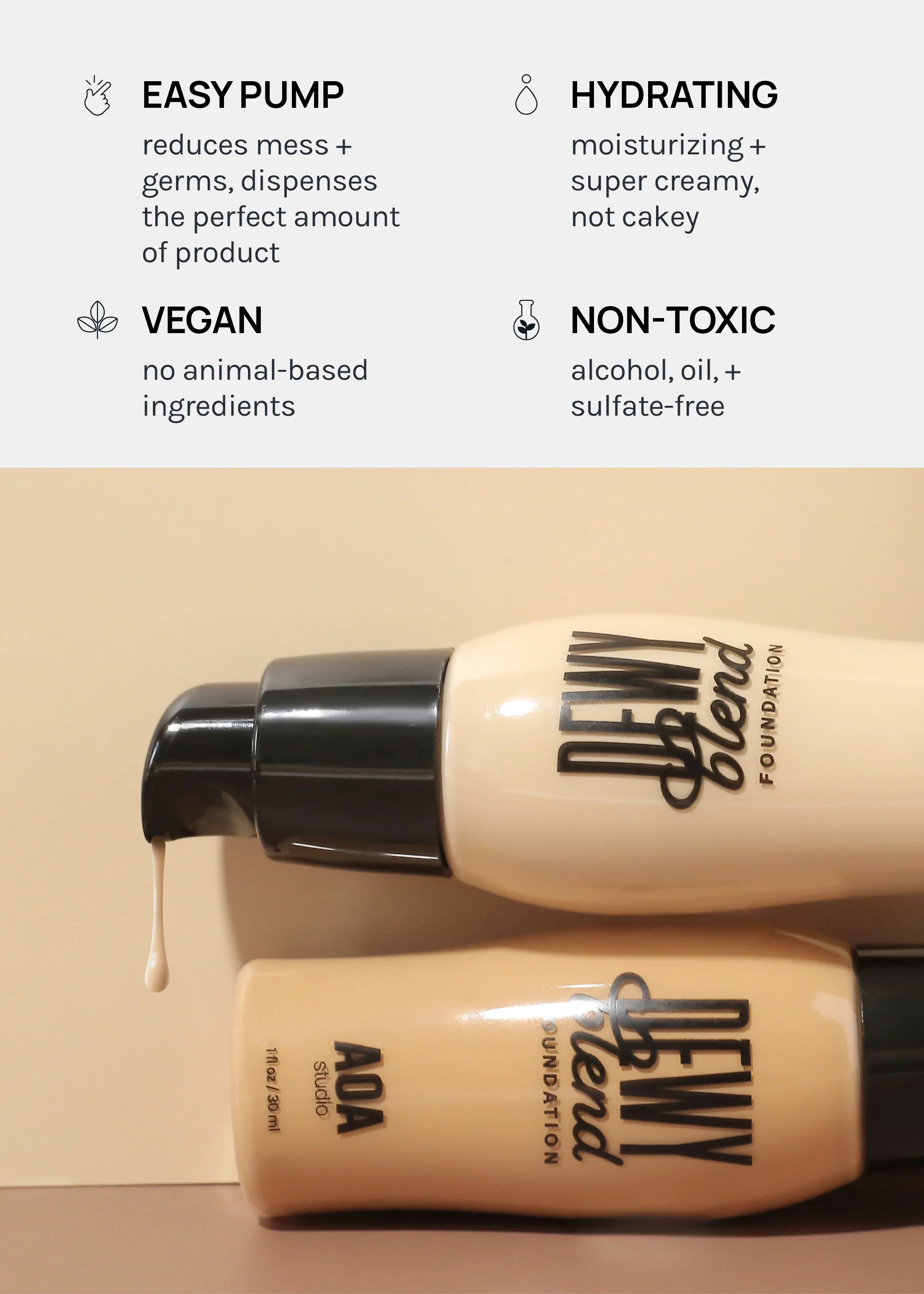 AOA Dewy Blend Foundation - Image 5