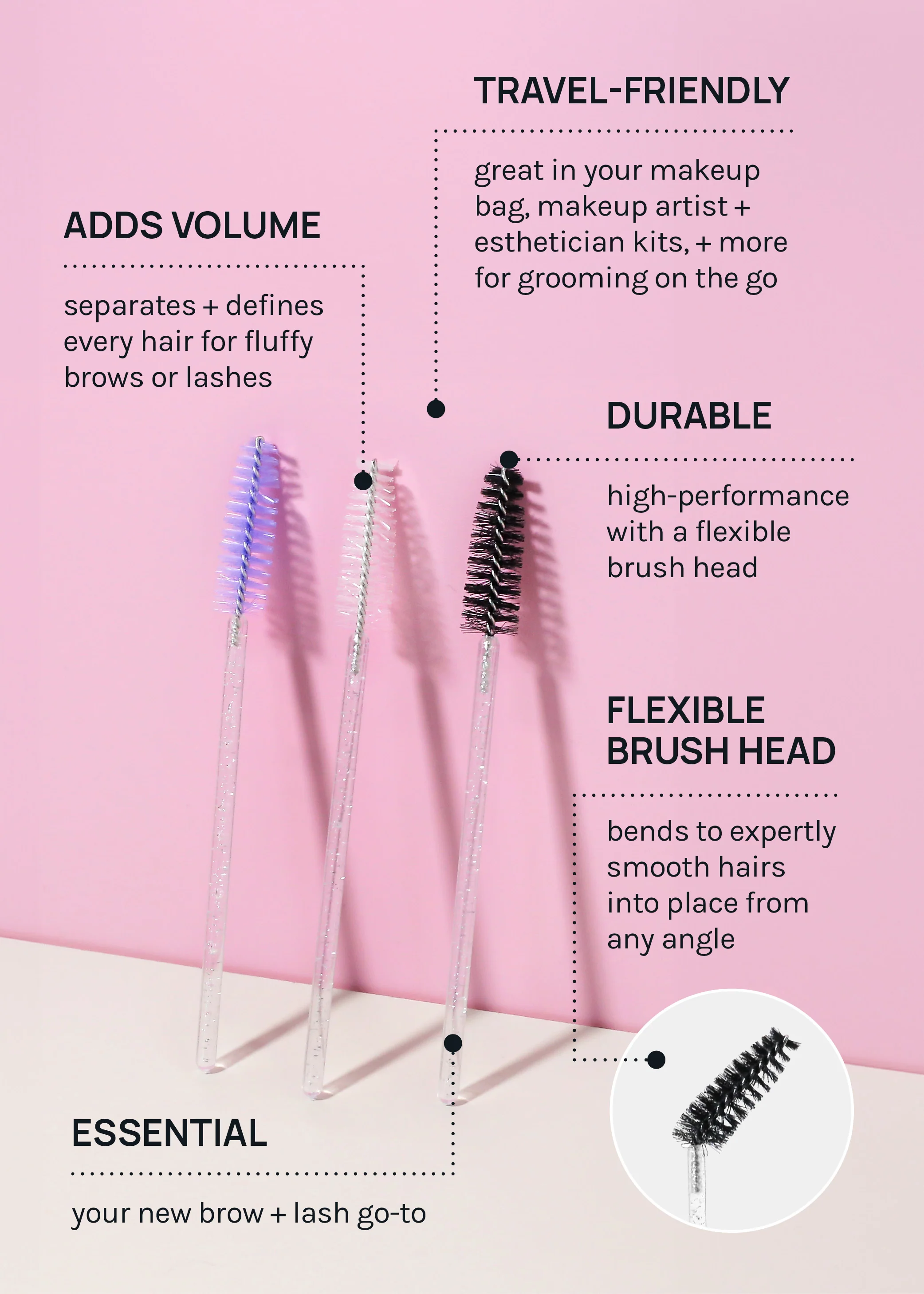 AOA Disposable Brow + Lash Spoolies - Image 4
