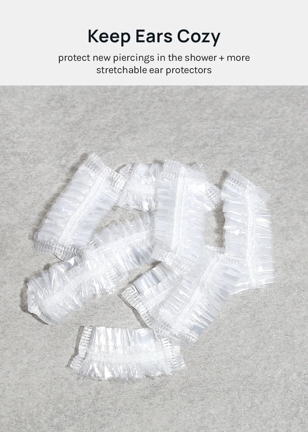 AOA Disposable Plastic Ear Covers - Image 3