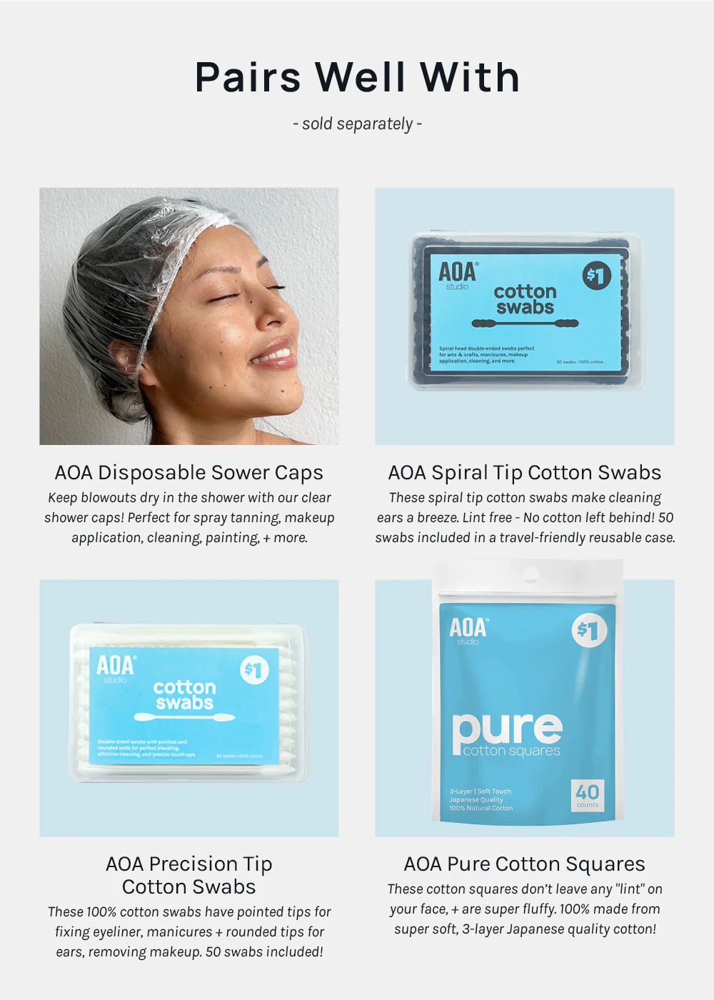 AOA Disposable Plastic Ear Covers - Image 6