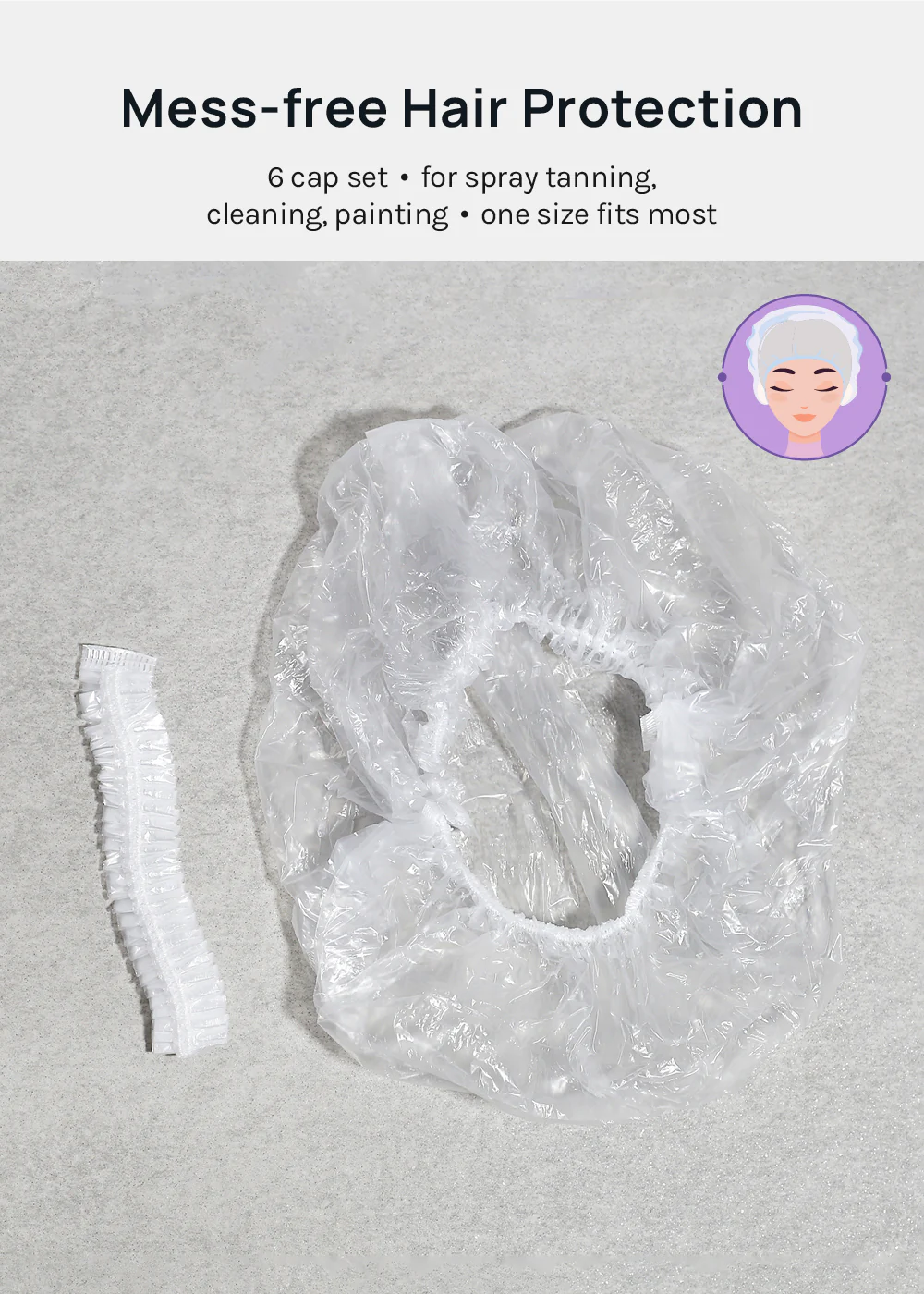 AOA Disposable Shower Caps - Image 2