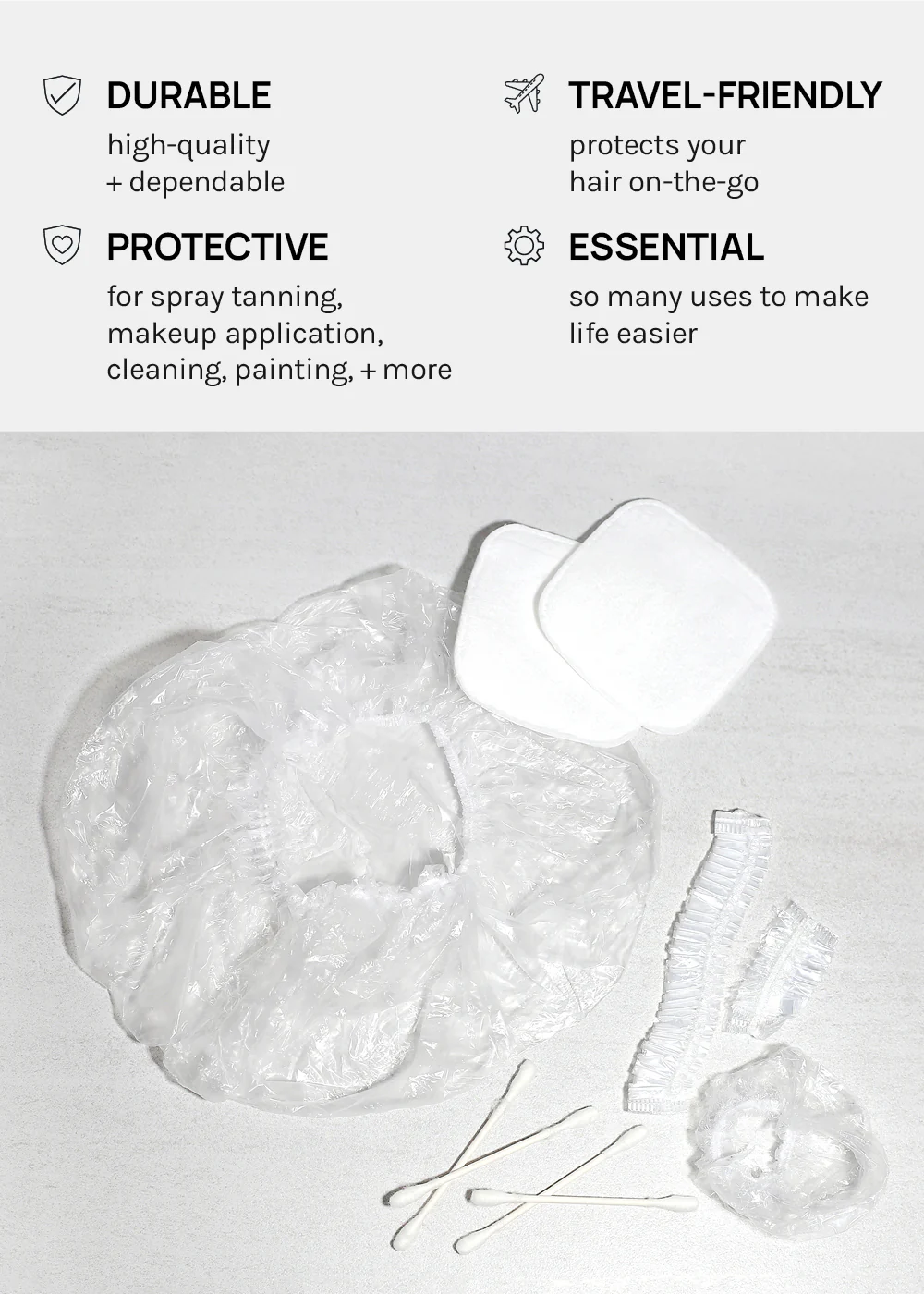 AOA Disposable Shower Caps - Image 4