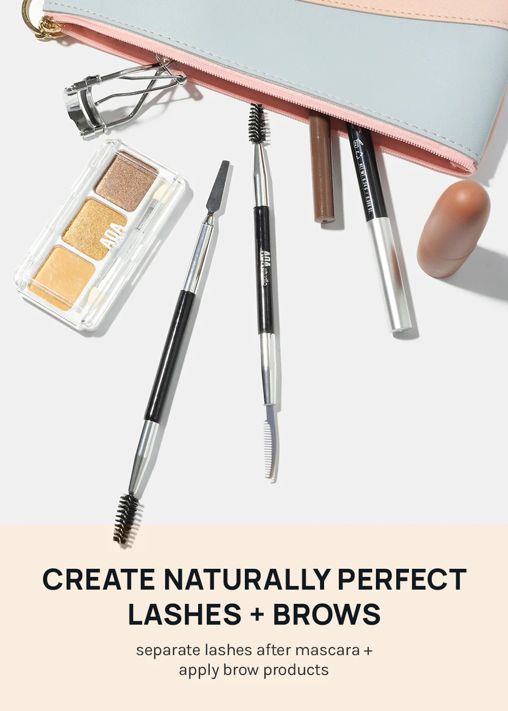 AOA Dual Brow Comb + Spoolie - Image 4