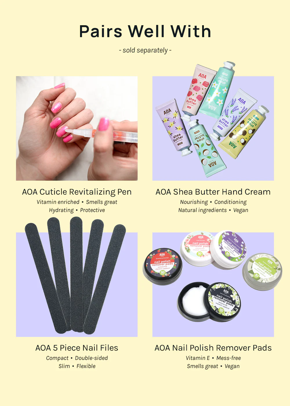 AOA Dual-Ended Cuticle Pusher + Nail Cleaner - Image 6