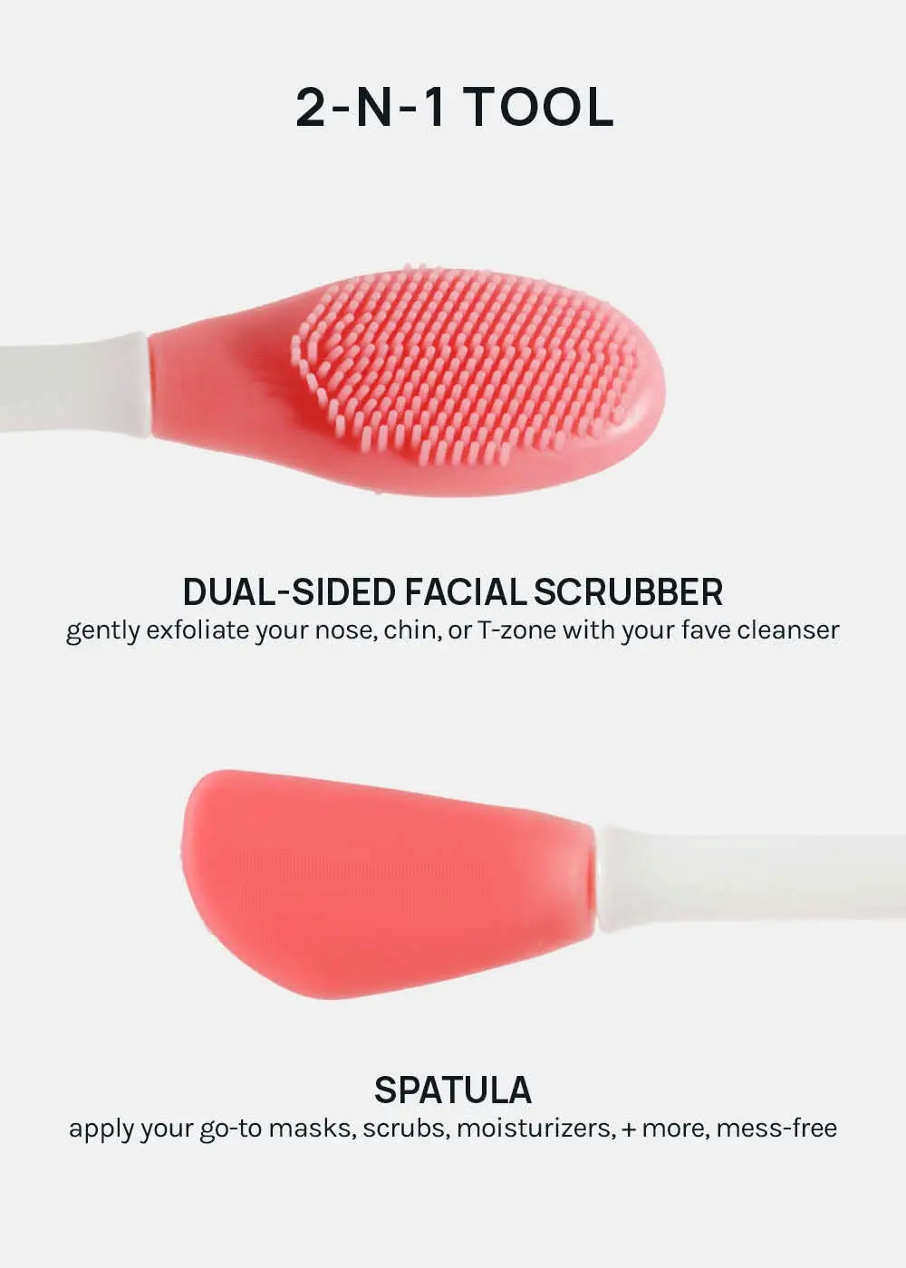 AOA Dual-Ended Silicone Mask Tool + Exfoliator - Image 4