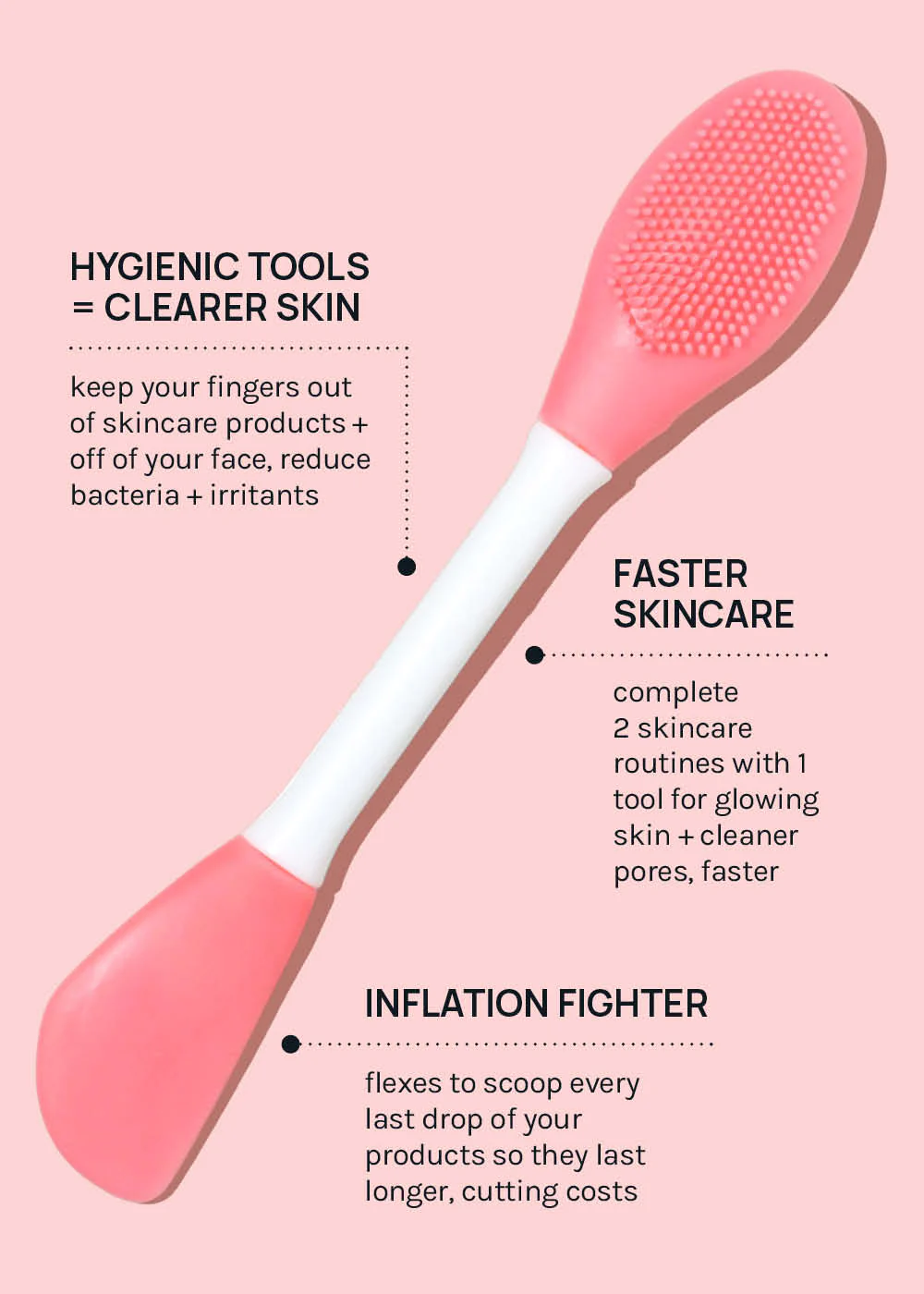 AOA Dual-Ended Silicone Mask Tool + Exfoliator - Image 5