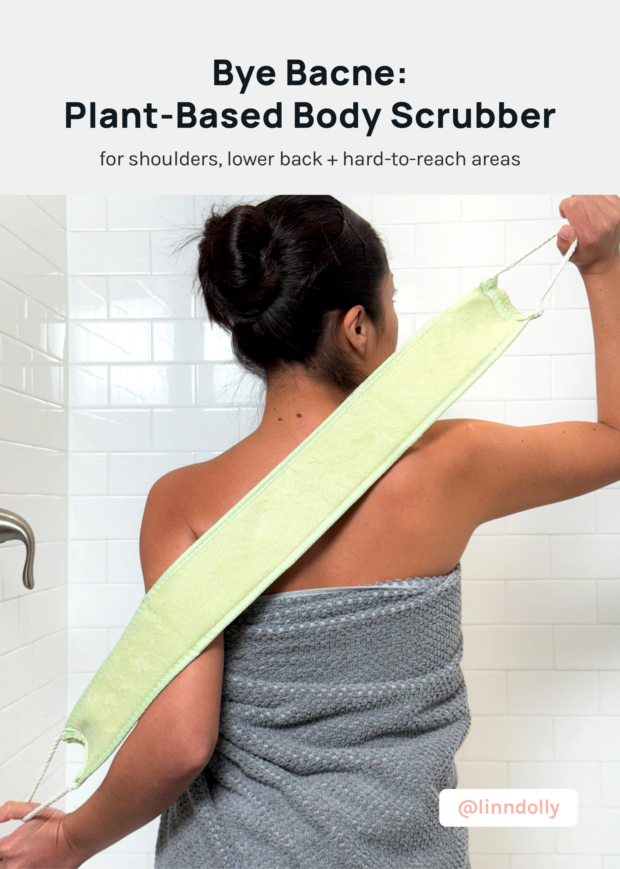 AOA Dual Exfoliating Body Scrubber - Image 2