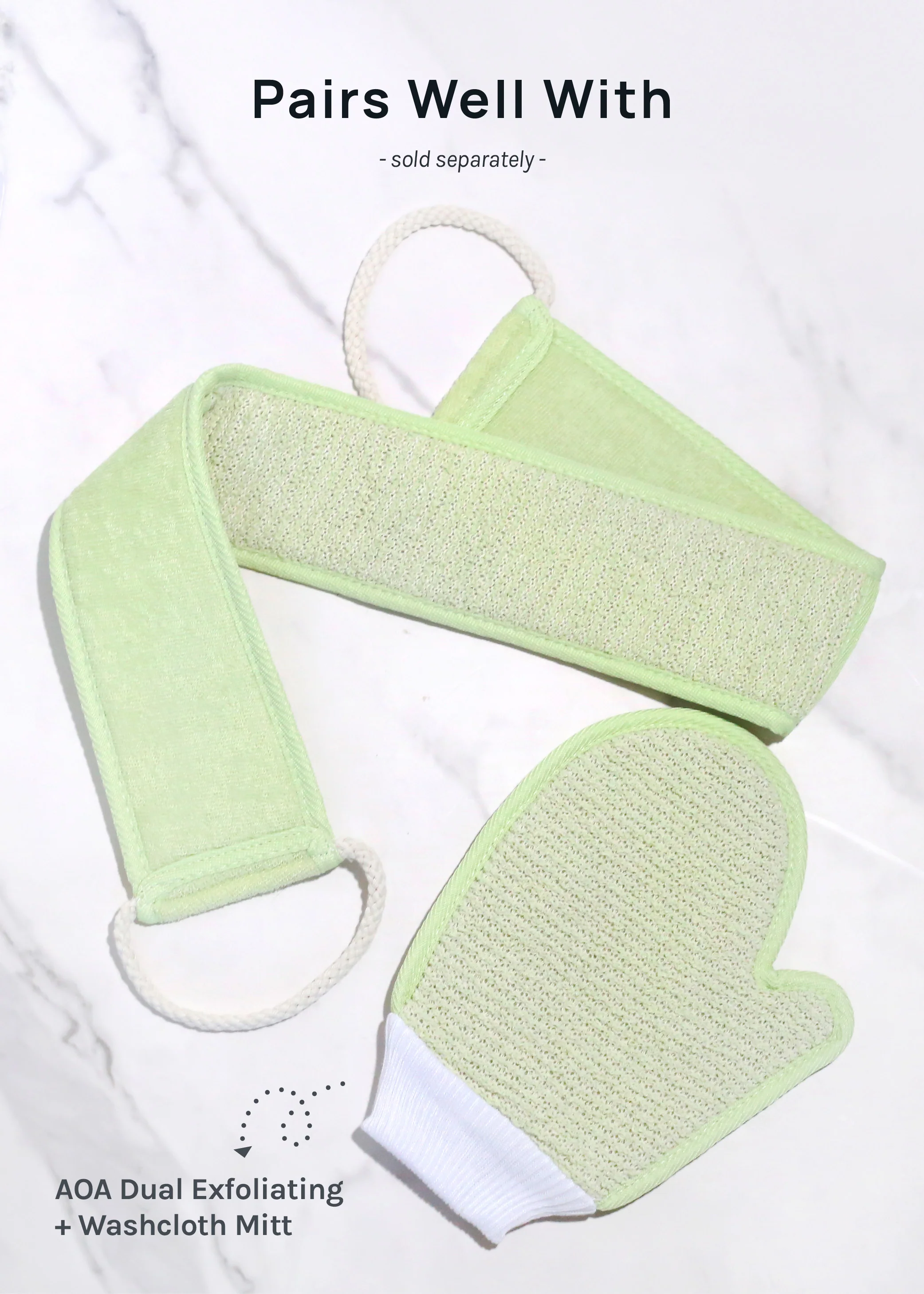 AOA Dual Exfoliating Body Scrubber - Image 5