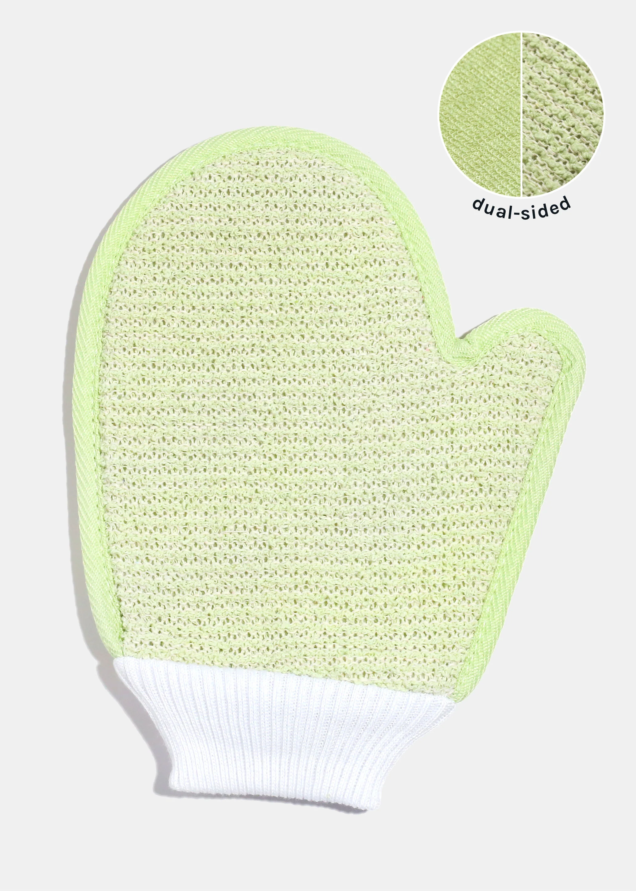 AOA Dual Exfoliating + Washcloth Mitt