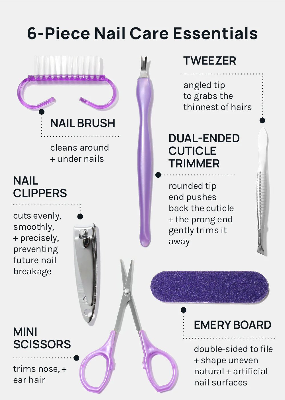 AOA Studio Easy Manicure Nail Tool Kit - Image 2